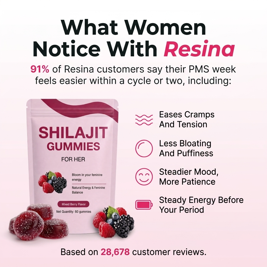 Resina Shilajit Gummies For PMS