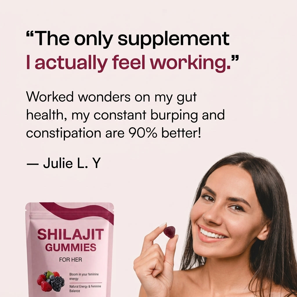Resina Shilajit Gummies For Constipation and Gut Health
